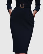 Claribel | Vestido midi refinado