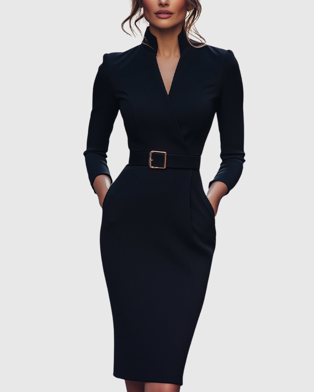 Claribel | Vestido midi refinado