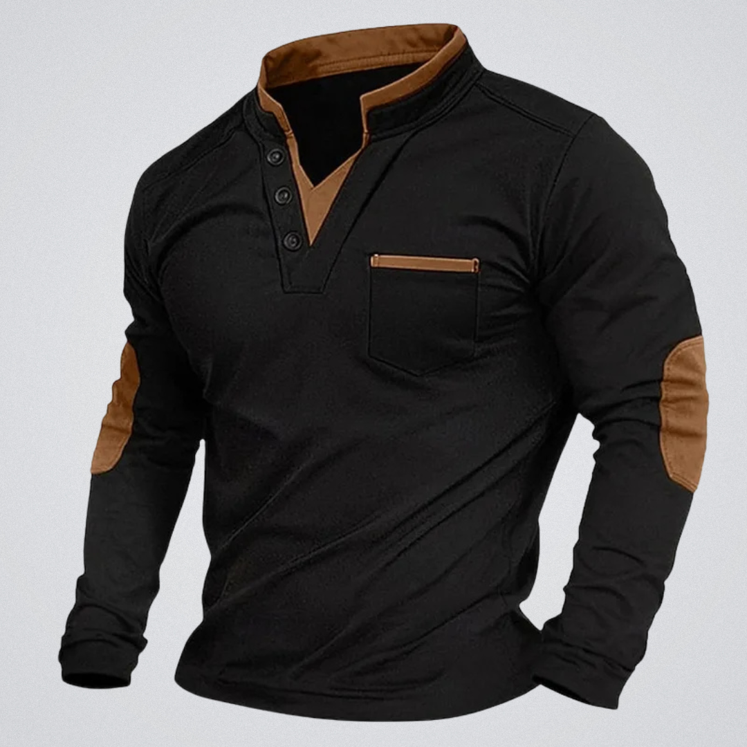 Mauro | Sudadera con cuello en V: elegancia informal y comodidad atemporal