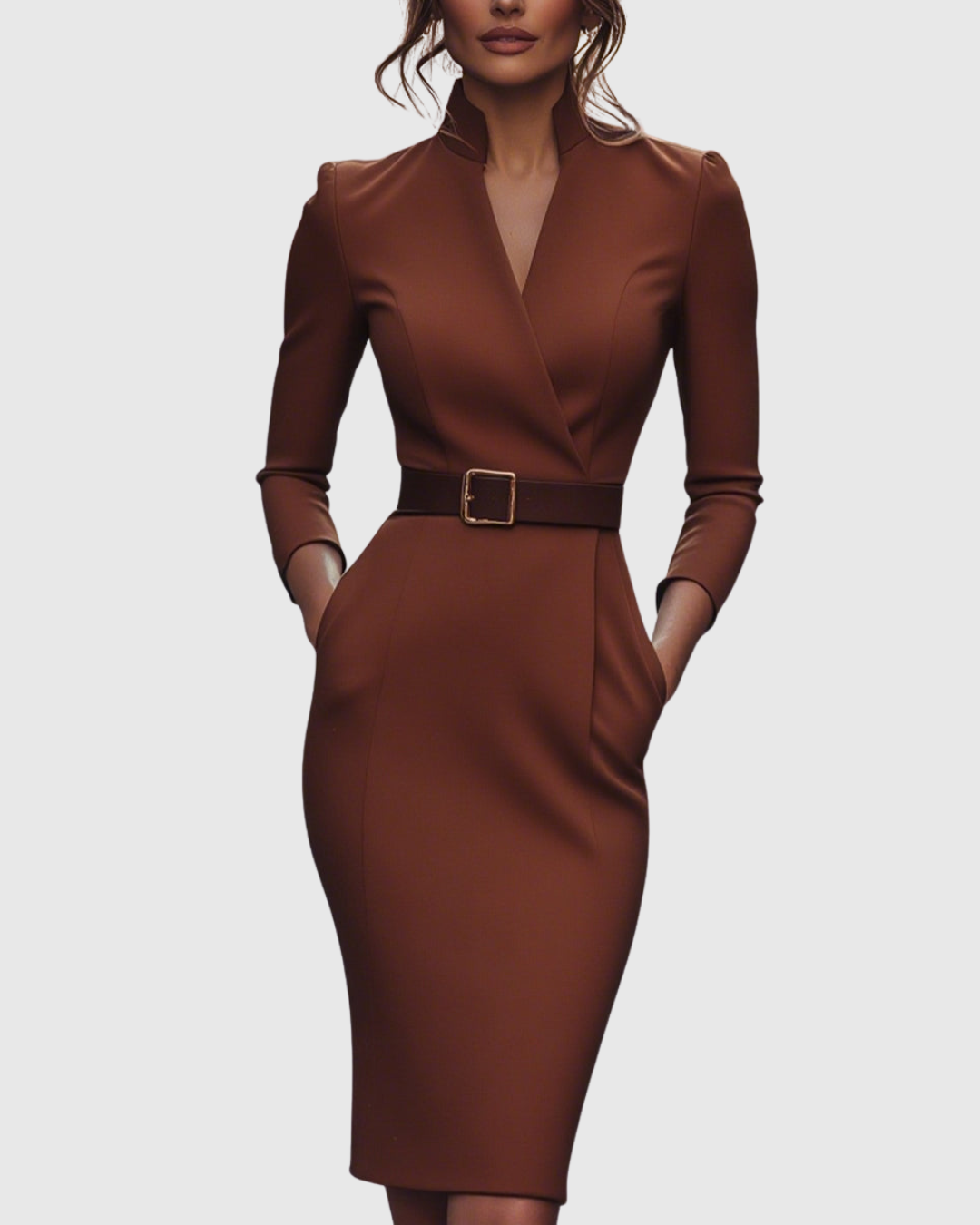 Claribel | Vestido midi refinado