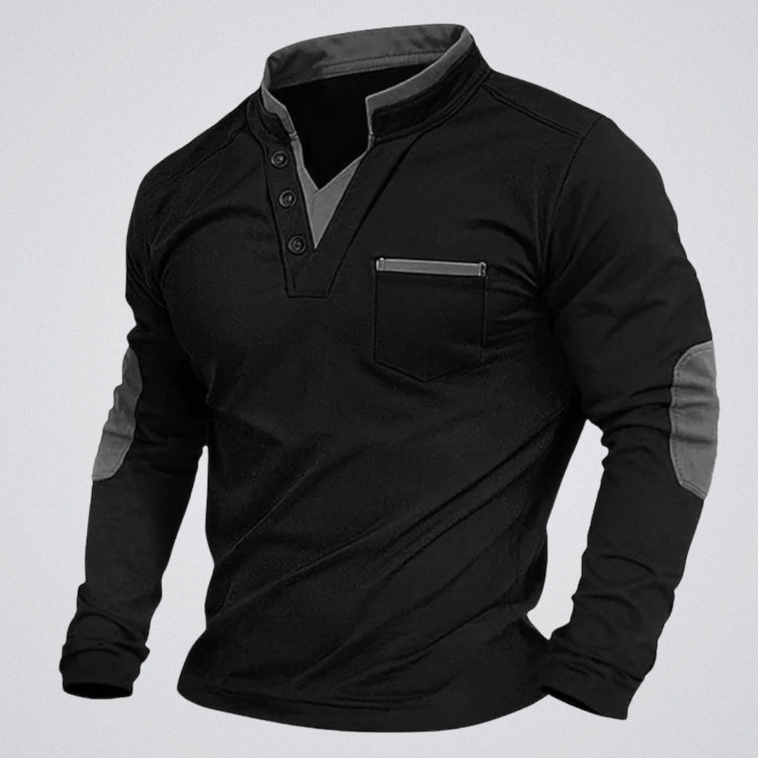 Mauro | Sudadera con cuello en V: elegancia informal y comodidad atemporal