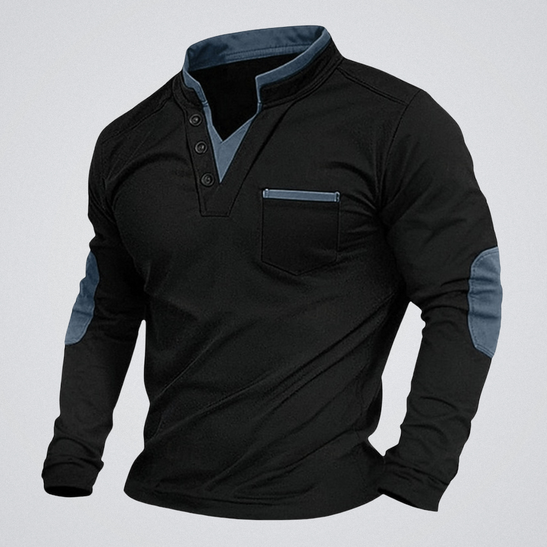 Mauro | Sudadera con cuello en V: elegancia informal y comodidad atemporal