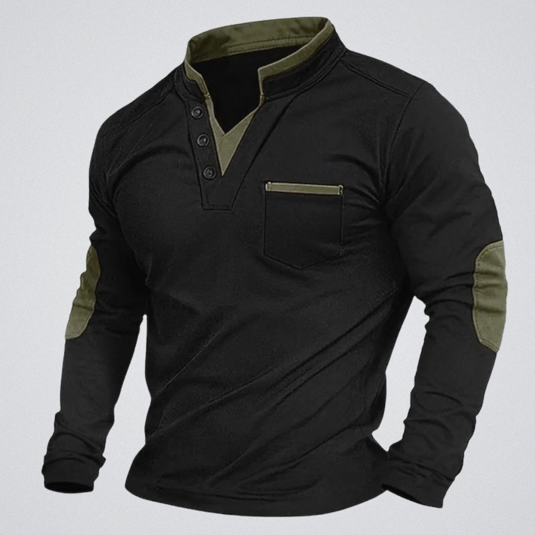 Mauro | Sudadera con cuello en V: elegancia informal y comodidad atemporal