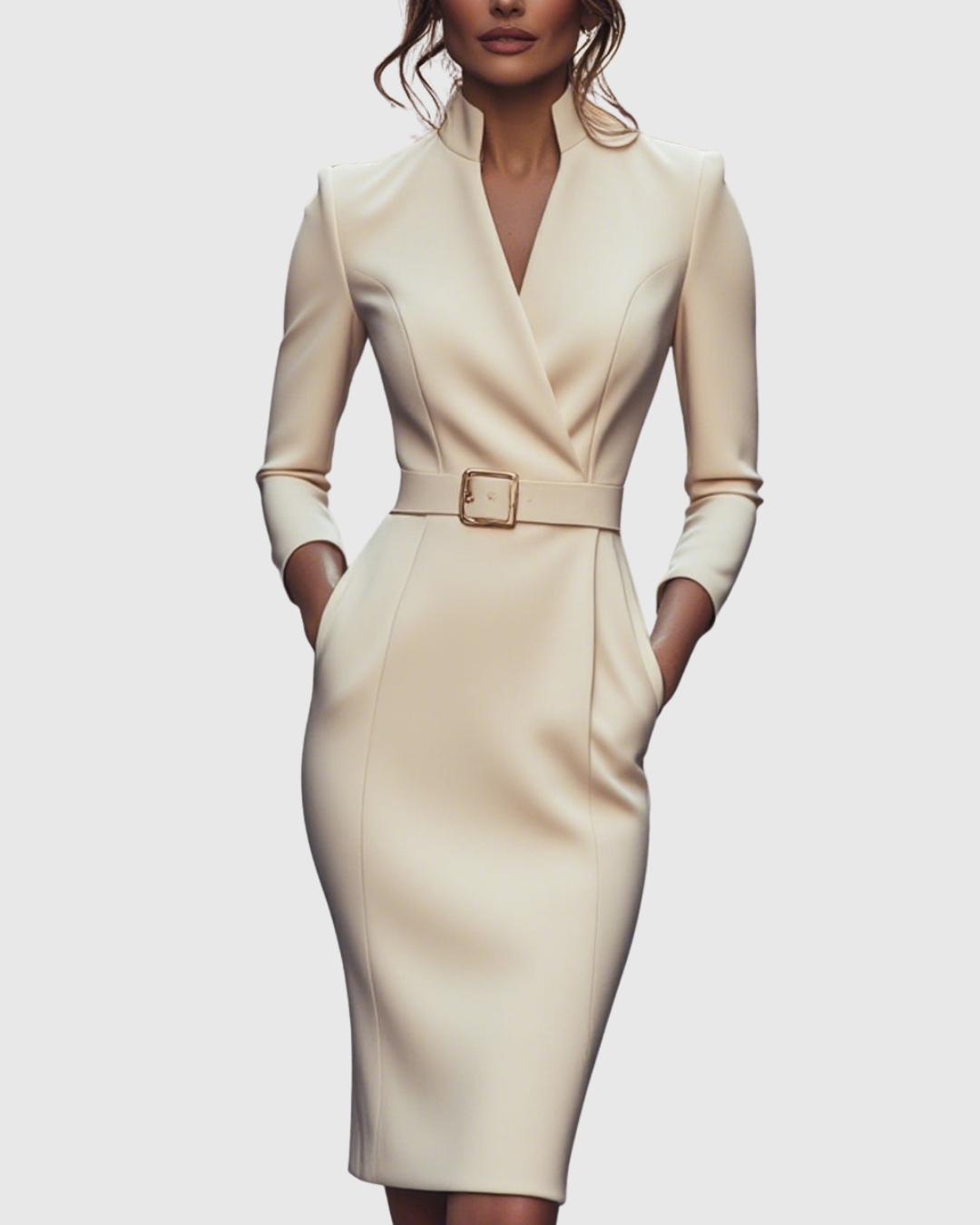 Claribel | Vestido midi refinado